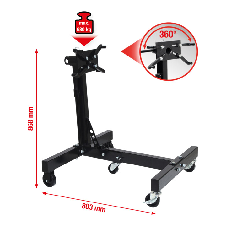 KS Tools motorsteun, 680 kg