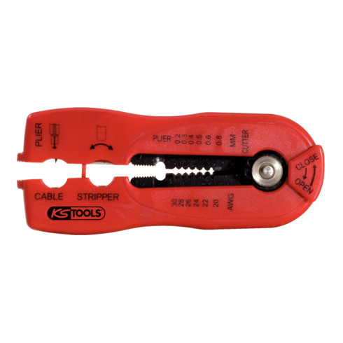 KS Tools Multifunktions-Abisolierwerkzeug, 0,2-0,8mm