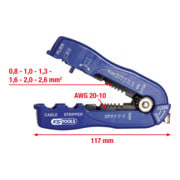 KS Tools Multifunktions-Abisolierwerkzeug, 0,8-2,6mm-2