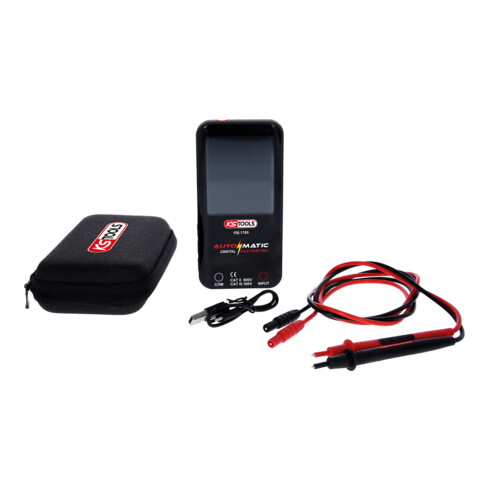 KS Tools Multimetro digitale automatico con sonde di ispezione