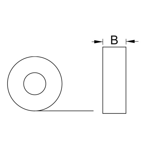 KS Tools Nastro adesivo isolato, rosso, 10 m