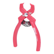 KS Tools Niet-Lösezange, rot, abgewinkelt, 100mm-1