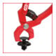 KS Tools Niet-Lösezange, rot, abgewinkelt, 100mm