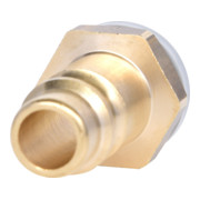 KS Tools Nipplo a innesto in ottone con filettatura maschio