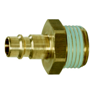 KS Tools Nipplo a innesto in ottone con filettatura maschio