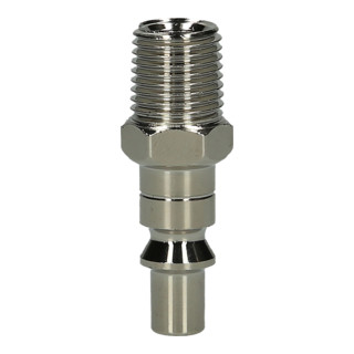 KS Tools Nipplo a spina in metallo, AG 1/4", 44mm