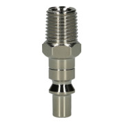 KS Tools Nipplo a spina in metallo, AG 1/4", 44mm