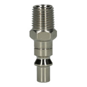 KS Tools Nipplo a spina in metallo, AG 1/4", 45mm