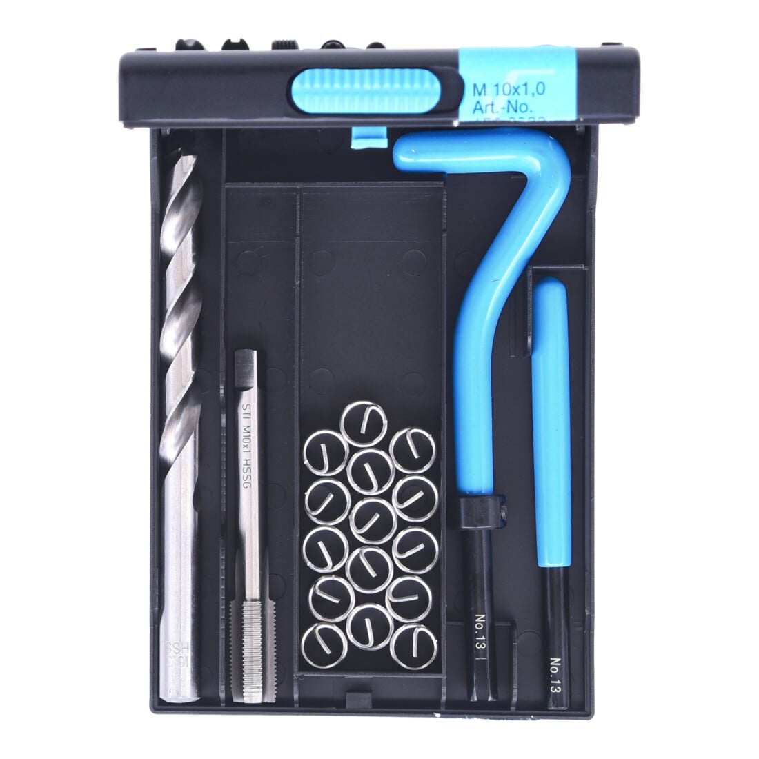 KS Tools Nirostahl Gewinde-Reparatur-Satz M10x1,0x14mm, 19-teilig