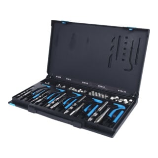 KS Tools Nirostahl Gewinde-Reparatur-Satz M5-M12, 130-teilig