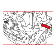 KS Tools Nissan / Renault - Motoreinstell-Werkzeug-Satz  , 8-teilig-5
