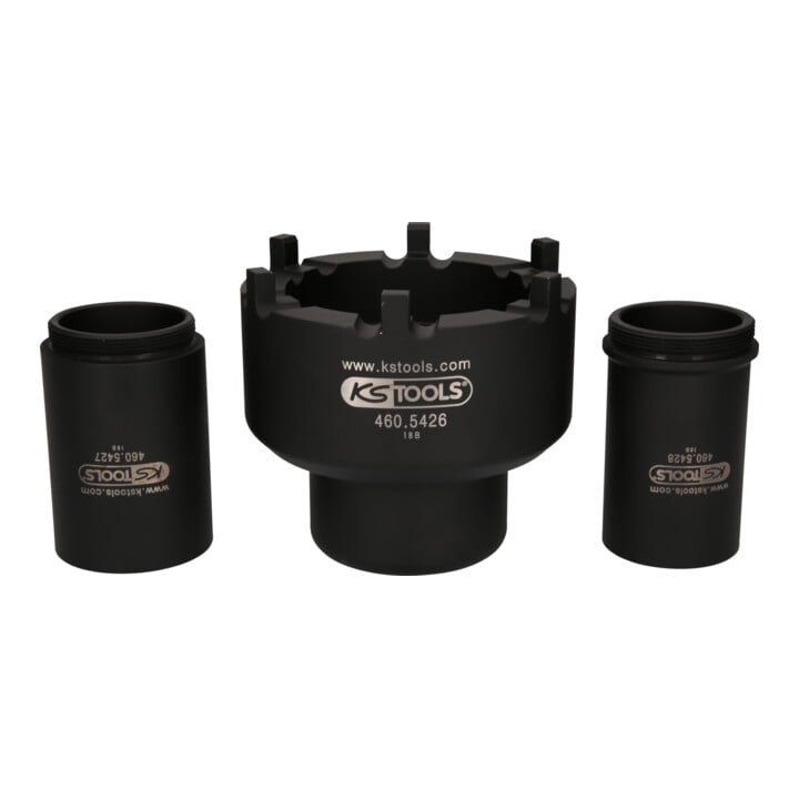 KS Tools Nutmuttern-Schlüssel-Satz mit 2 Führungsrohren für Mercedes, D. 113 mm , 3-tlg
