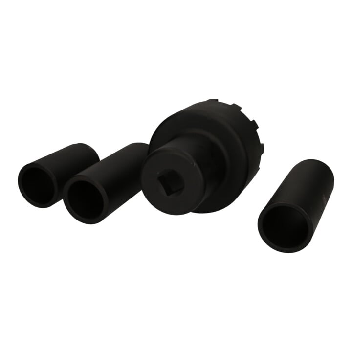 KS Tools Nutmuttern-Schlüssel-Satz mit 3 Führungsrohren für Mercedes, D. 105,5 mm , 4-tlg