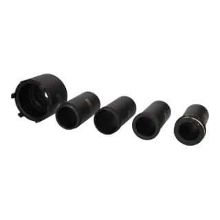 KS Tools Nutmuttern-Schlüssel-Satz mit 4 Führungsrohren für Mercedes, D. 75 mm , 5-tlg