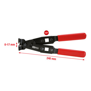 KS Tools O-Klipp-Schlauchklemmenzange, 240mm