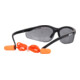 KS Tools Occhiali di sicurezza neri, con tappi per le orecchie-2