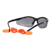KS Tools Occhiali di sicurezza neri, con tappi per le orecchie-2