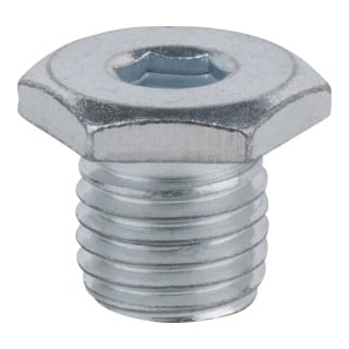 KS Tools Ölablassschraube, Innen6kant 13mm, M12x1,5x13,5mm, 10er-Pack