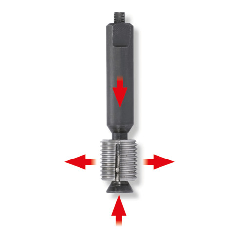 KS Tools Ölablassschrauben-Dichtsitz-Planfräser-Satz, 6-teilig