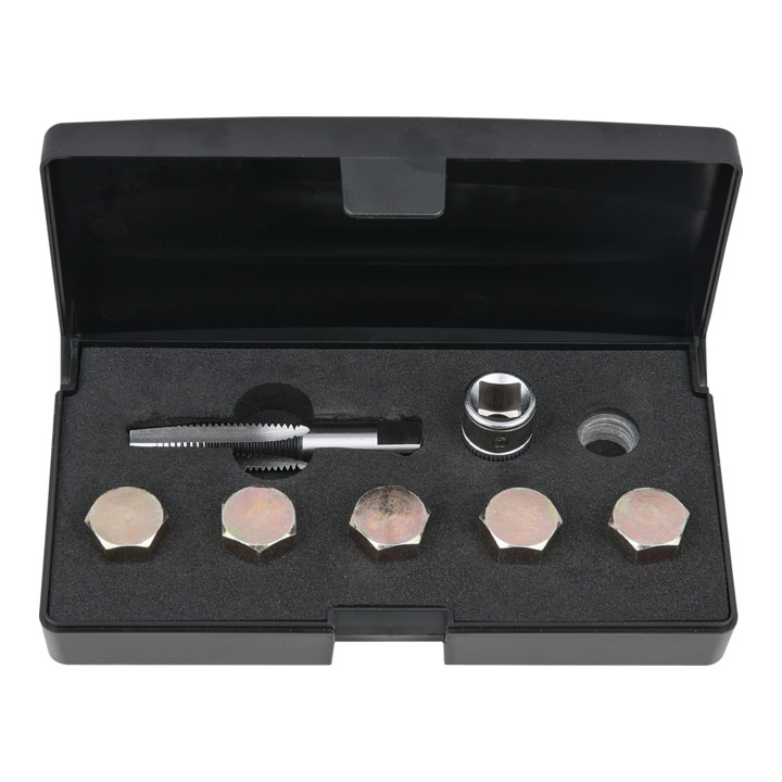KS Tools Ölablassschrauben-Gewindereparatur-Satz, 12-teilig M12 x 1,5