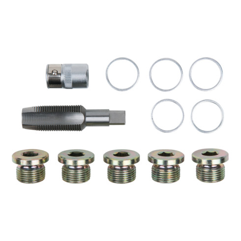 KS Tools Ölablassschrauben-Gewindereparatur-Satz, 12-teilig M20 x 1,5