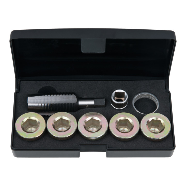 KS Tools Ölablassschrauben-Gewindereparatur-Satz, 12-teilig M24 x 1,5