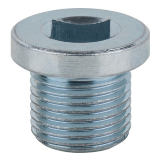 KS Tools olie aftapplug, binnen vierkant 8mm, M18x1.5x16mm, 25-delig