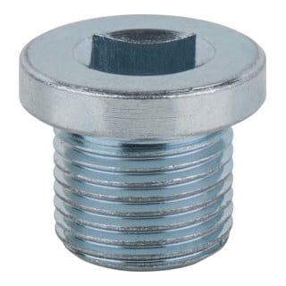 KS Tools olie aftapplug, binnen vierkant 8mm, M18x1.5x16mm, set van 10