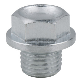 KS Tools olie aftapplug, buitenzeskant 17mm, M14x1.5x13mm, set van 10