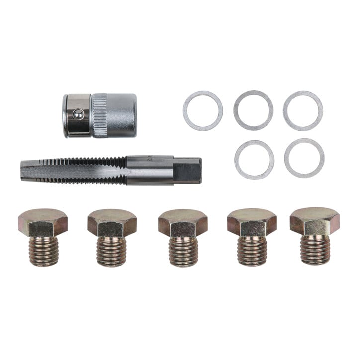 KS Tools olie aftapplug schroefdraad reparatieset, 12 stuks M12 x 1,5