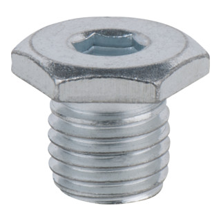 KS Tools olieaftapplug, inwendige zeskant 13mm, M12x1.5x13.5mm, set van 10