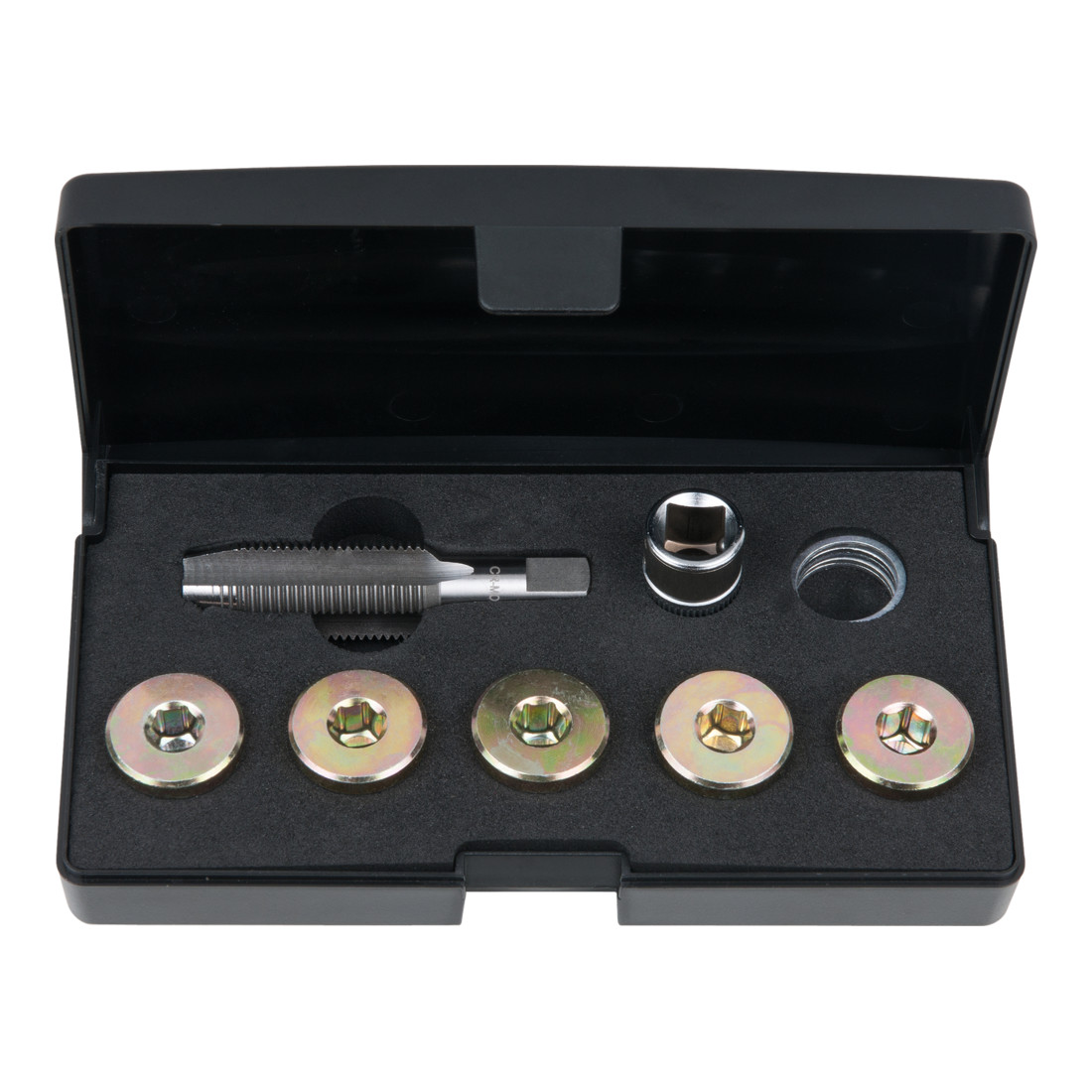 KS Tools olieaftapplug schroefdraad reparatieset, 12-delig M17 x 1,5