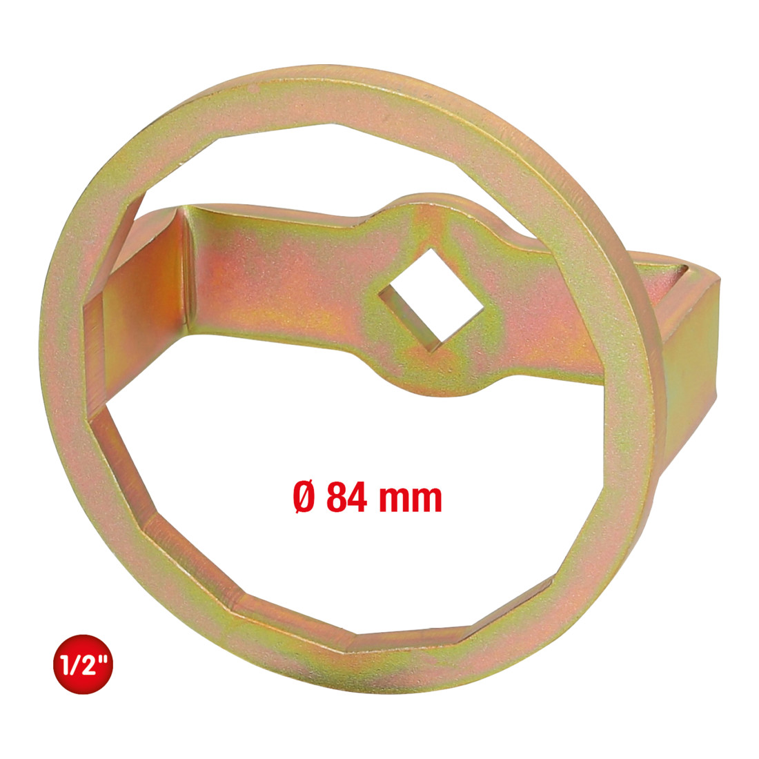 KS Tools oliefilter sleutel 1/2 inch diameter 84 mm / 14 faces
