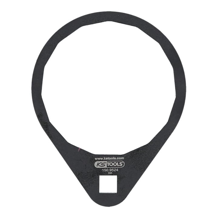 KS Tools oliefilter sleutel 3/8 inch diameter 74,5 mm / 15 vlakken