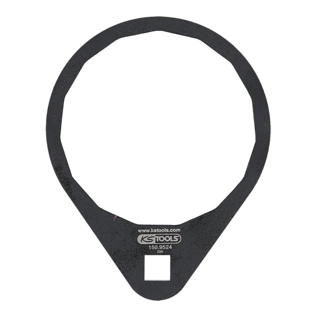 KS Tools oliefilter sleutel 3/8 inch diameter 74,5 mm / 15 vlakken