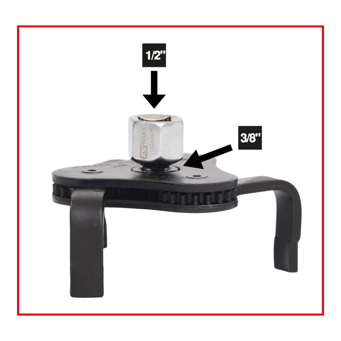 KS Tools oliefilter sleutel Ø65-120mm