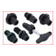 KS Tools olieservice speciaal profielset 3/8 inch voor kunststof olieaftappluggen, 6 st.
