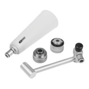 KS Tools olievultrechterset met roterende hoekarm, 4-delig