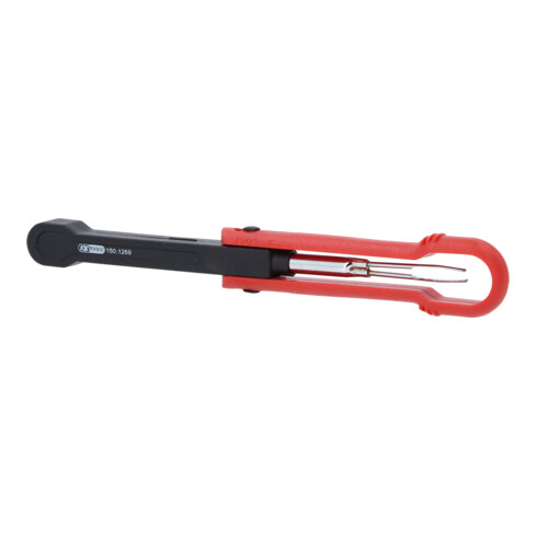 KS Tools ontgrendelingsgereedschap voor tabs/platte houders 2,8 mm, 4,8 mm, 5,8 mm, 6,3 mm (AMP Tyco JPT, AMP Tyco SPT, AMP Tyco, TAB, Delphi HVF2, GHW DFK, GHW MDK 3)