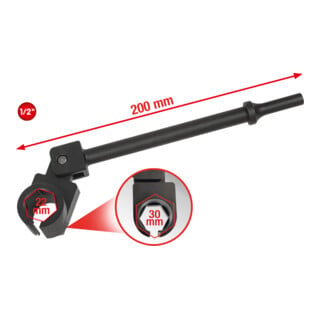 KS Tools Outil à chocs pour sonde lambda, 22,0 mm