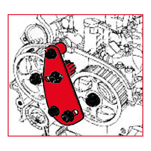 KS Tools Outil de blocage de pignon d'arbre à cames