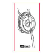 KS Tools Outil de contrôle pour volant bi-masse sans rapporteur ni comparateur, 15 pcs.-4