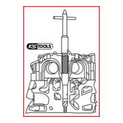KS Tools Outil de nettoyage de siège d'injecteur, Mercedes-3