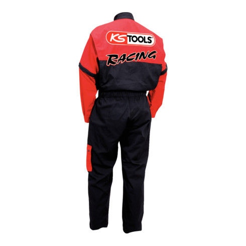 KS Tools overall, rood/zwart