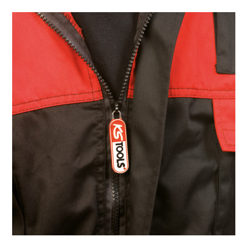 KS Tools overall, rood/zwart