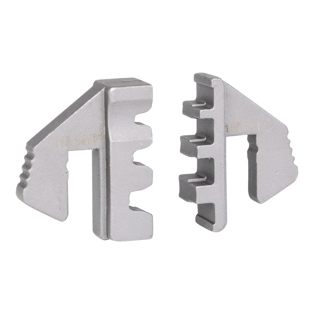 KS Tools Paar Crimp-Einsätze für Flachstecker 4,8 und 6,3 mm, Ø 0,5 - 6,0 mm