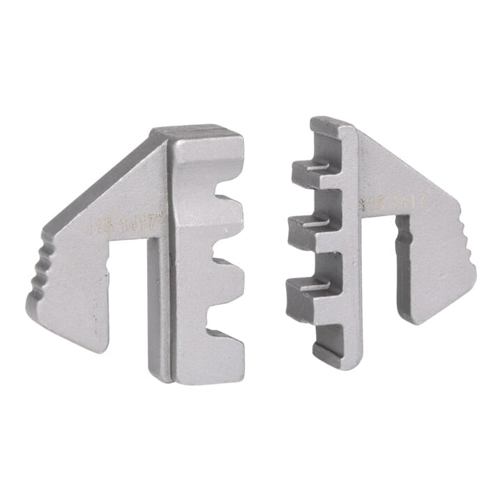 KS Tools Paar Crimp-Einsätze für Flachstecker 4,8 und 6,3 mm, Ø 0,5 - 6,0 mm