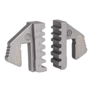 KS Tools paar krimpprofielen voor adereindhulzen, Ø 0,5 - 4 mm