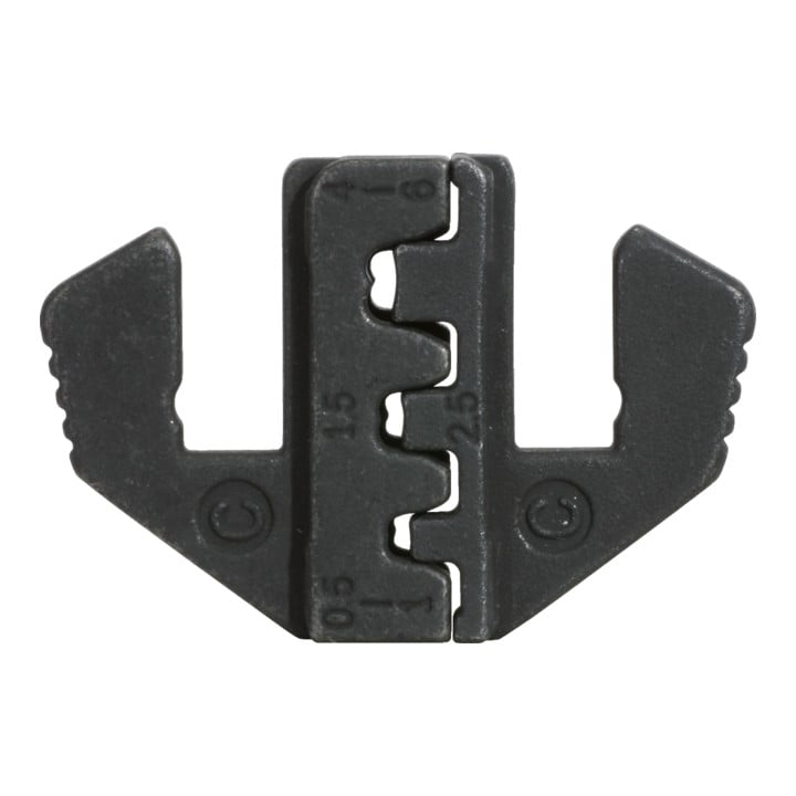 KS Tools paar krimpprofielen voor platte klemmen 4,8 en 6,3 mm, Ø 0,5 - 6,0 mm