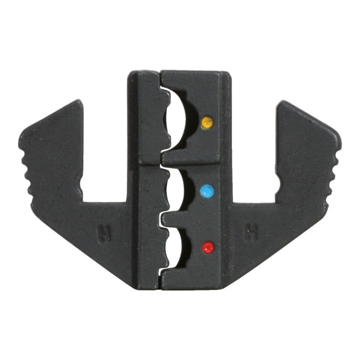 KS Tools paar krimpstempels voor geïsoleerde kabelschoenen, Ø 0,5 - 6 mm
